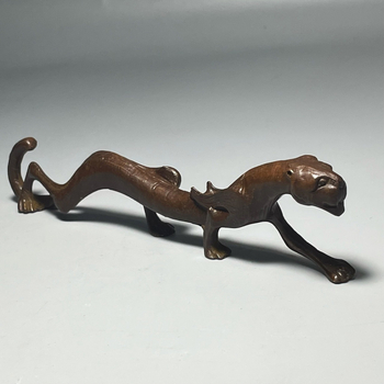 Μεταλλική βάση για καλλιγραφικά πινέλα και στυλό, μοτίβο Φύλακας Λευκός Τίγρης, μοντέλο More Powerful, Xizang Music