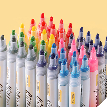 Set marker pisaka za učenike SHANDS/Good Knowledge, model S310-18, plastično kućište, fluorescentni markeri