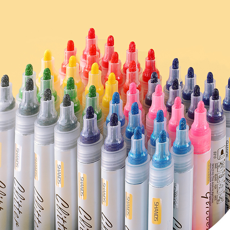 Set marker pisaka za učenike SHANDS/Good Knowledge, model S310-18, plastično kućište, fluorescentni markeri