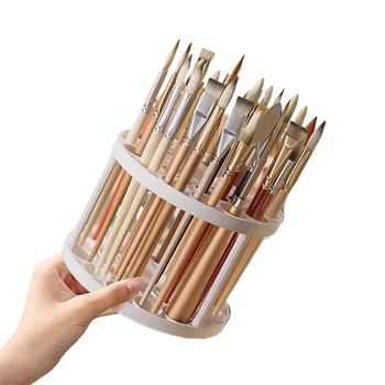 6-slojni organizator za umjetničke potrepštine i četkice za šminku – stolni držač za olovke