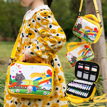 Bosai set akrilnih markera za djecu – prijenosni, brzo sušenje, za akvarel crtanje