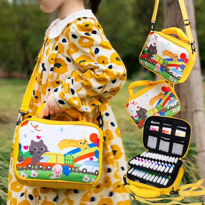 Bosai set akrilnih markera za djecu – prijenosni, brzo sušenje, za akvarel crtanje