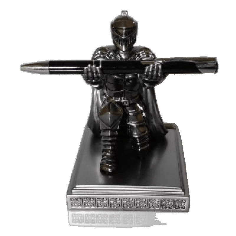 Držač za olovku - Knez Izvršni, ženska verzija, dekorativni predmet za stol od smole, Model 1, poklon za rođendan