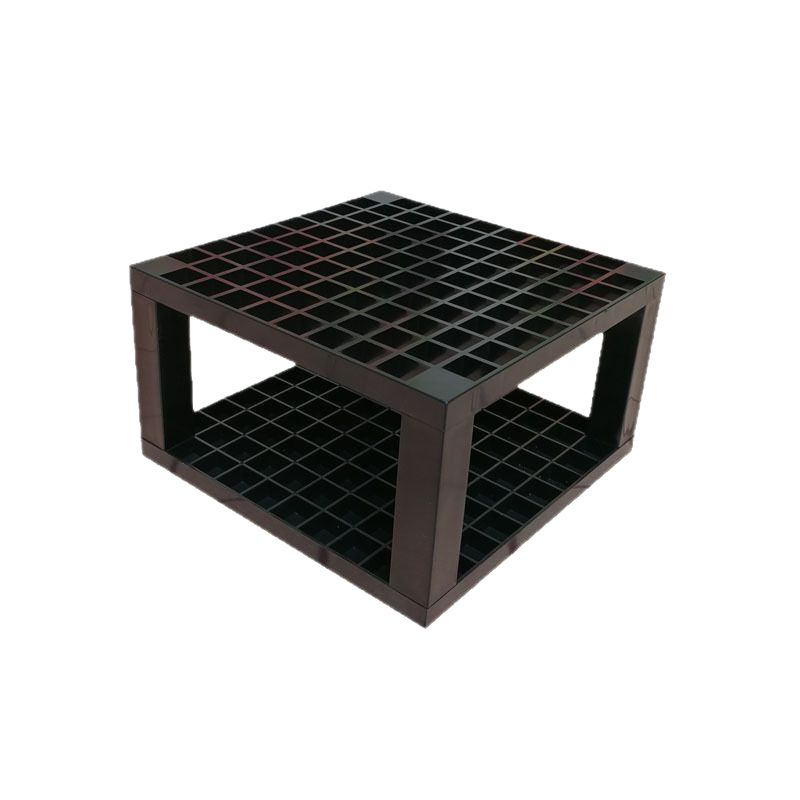 Βάση προβολής για στυλό, πλαστική κατασκευή, 96 οπές, τετράγωνος ανοιχτός σχεδιασμός, δυνατότητα εκτύπωσης λογότυπου