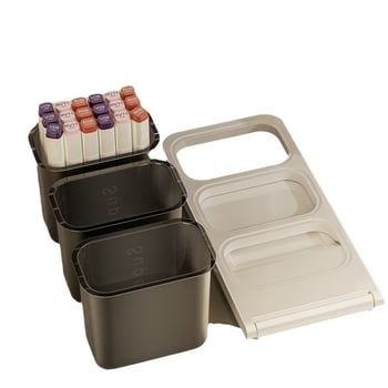 Κουτί αποθήκευσης πινέλων και μαρκαδόρων - Km-1227 • Πλαστικό • Σχήμα: Άλλο • Χωρίς λογότυπο • Χωρίς παραμετροποίηση