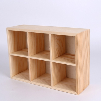 Drvena kutija za markere LC-85 s poklopcem, stolni organizator, 20 pretinaca