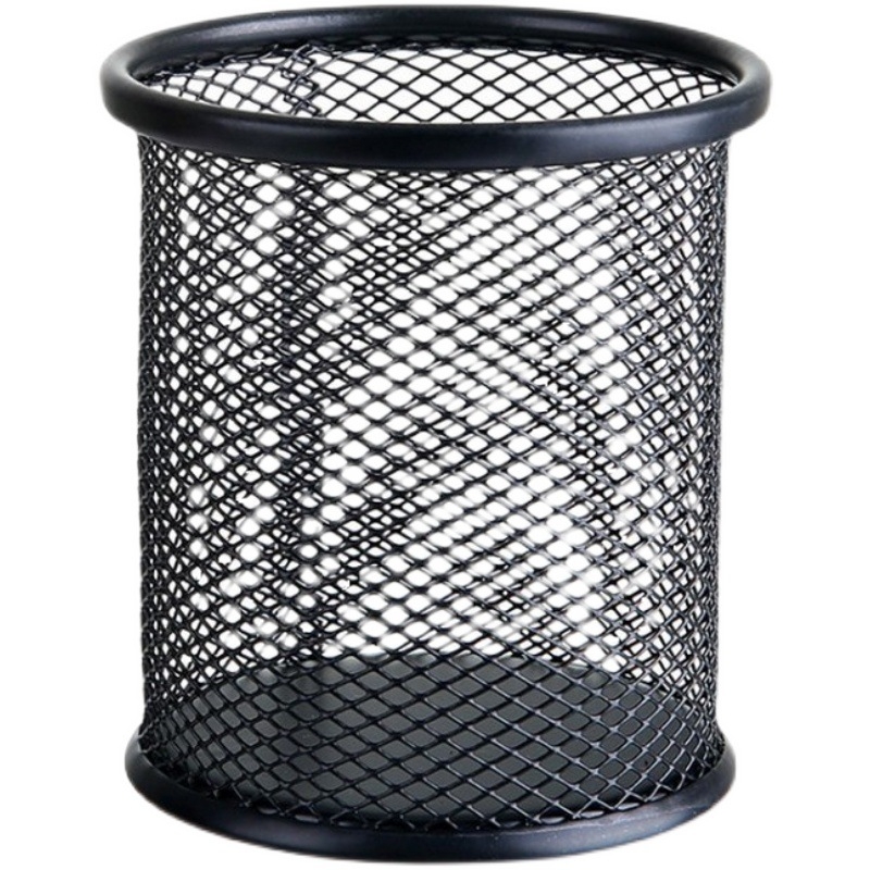 Hongjie μεταλλική θήκη για μολύβια, κυκλικός δικτυωτός σχεδιασμός, οργανωτής γραφείου, μοντέλο 0908