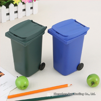 Osny 1505 Επιτραπέζιος πλαστικός κάδος αποθήκευσης και θήκη για στυλό – Υλικό: πλαστικό, σχήμα κάδος απορριμμάτων, εκτυπωμένο λογότυπο