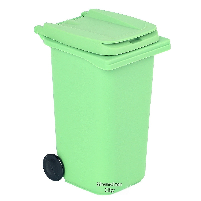 Osny 1505 Επιτραπέζιος πλαστικός κάδος αποθήκευσης και θήκη για στυλό – Υλικό: πλαστικό, σχήμα κάδος απορριμμάτων, εκτυπωμένο λογότυπο