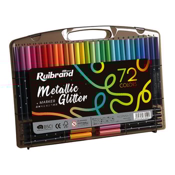 Σετ μαρκαδορών Rui Brand με μαλακή άκρη και περλέντ φινίρισμα για παιδιά – συσκευασία δώρου