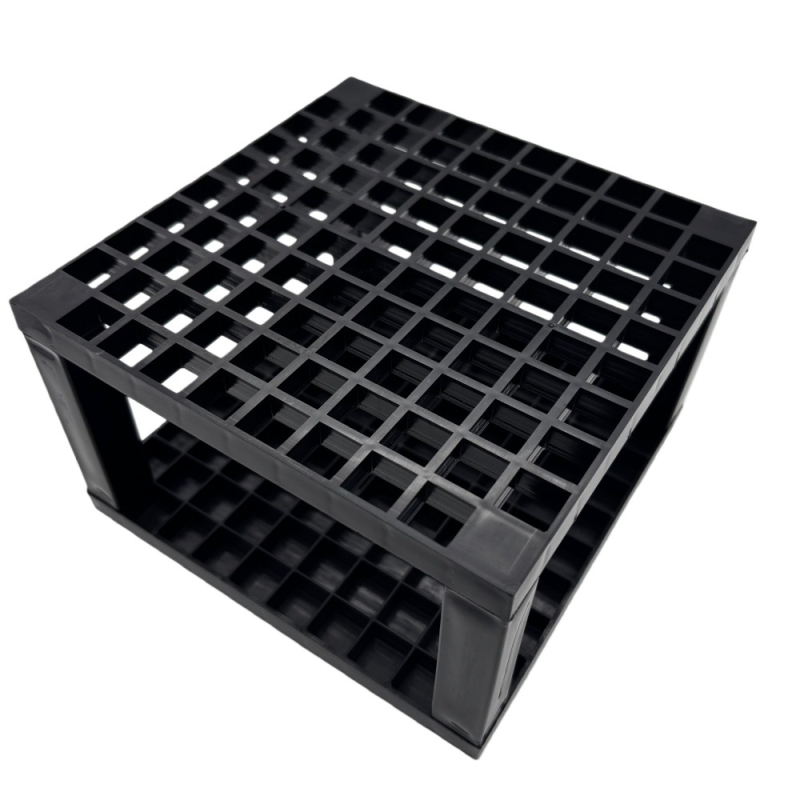 96 θήκες στυλό: διαχωριζόμενος τετράγωνος πλαστικός οργανωτής γραφείου Frost Mist 96BT