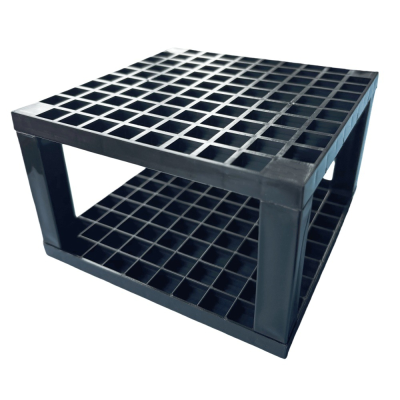 96 θήκες στυλό: διαχωριζόμενος τετράγωνος πλαστικός οργανωτής γραφείου Frost Mist 96BT