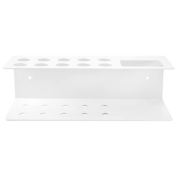 Ακρυλική επιτοίχια θήκη στυλό με 10 θέσεις, κατάλληλη για μαρκαδόρους πίνακα και γόμες