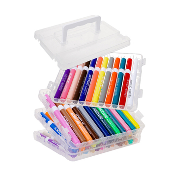 Σετ μαρκαδόρων ακρυλικών Lianxi, με μαλακό άκρο, μοντέλο 0109-11, 24 επιλογές ακρών, βασική συσκευασία