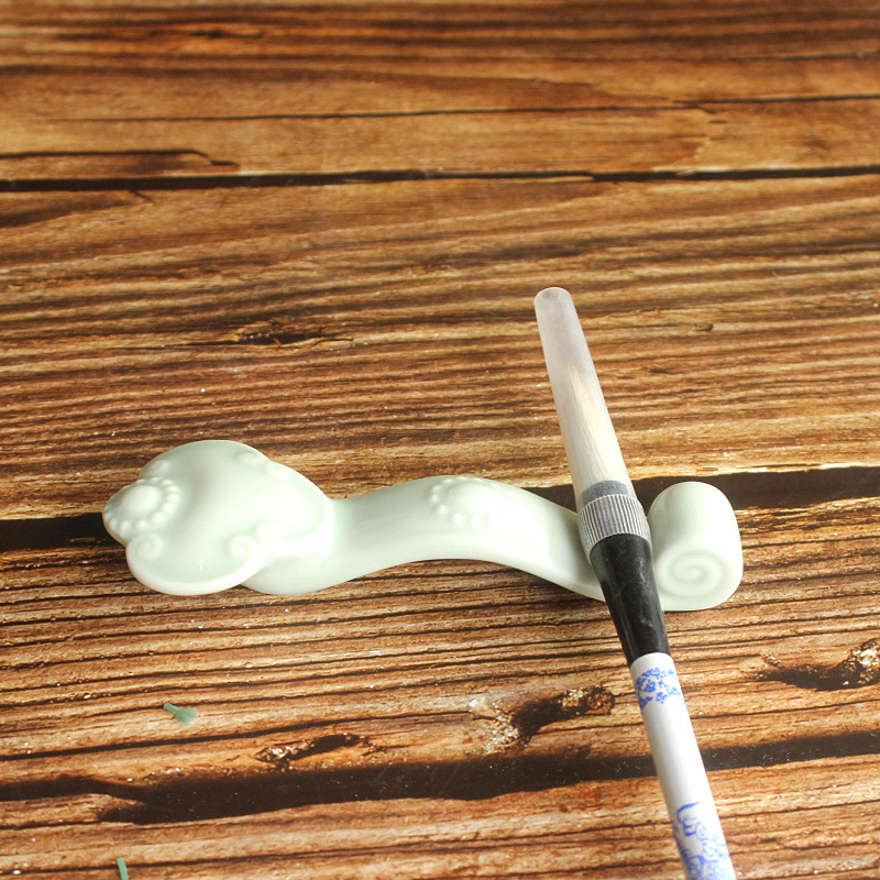 Κεραμική θήκη για πινέλα και ξυλάκια φαγητού, ρετρό σχέδιο Celadon, μάρκα Sea of Clouds, διαθέσιμη παραμετροποίηση