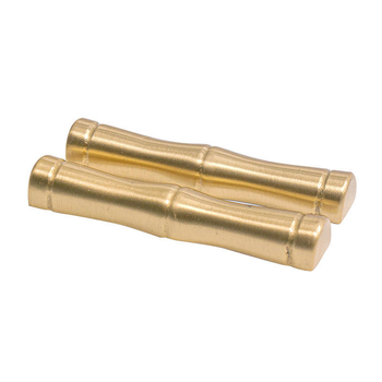 Brass toll- és ecsettartó, antik stílusú, Bamboo pen shelf modell, dekoratív irodai kiegészítő