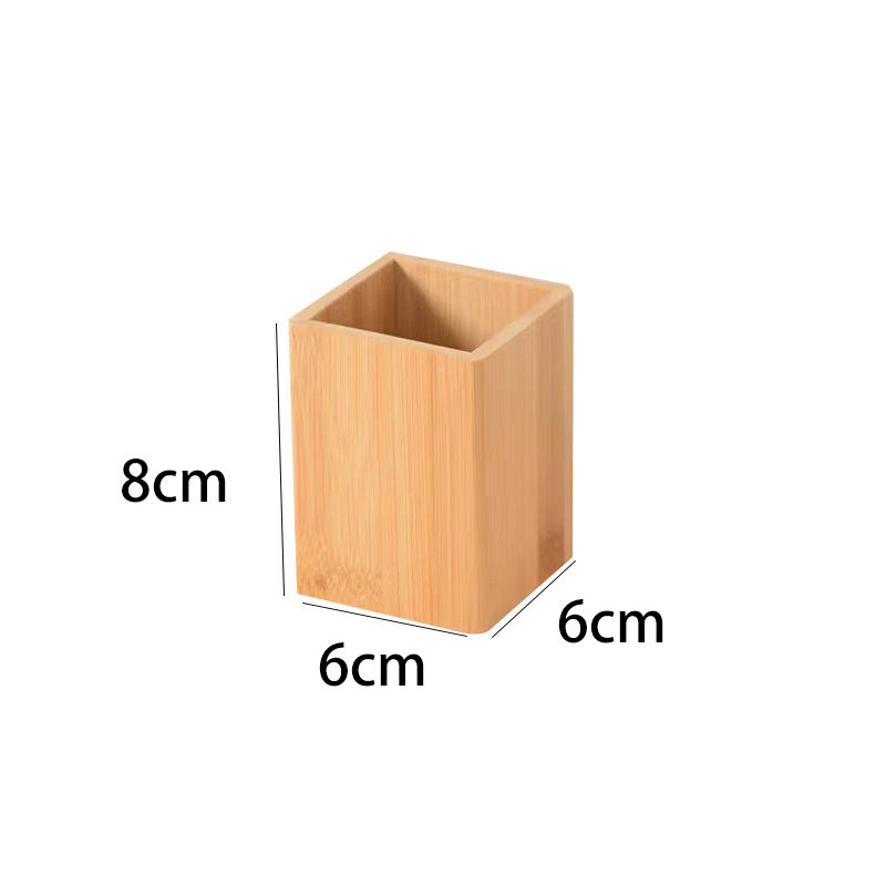 Rentong L744 Τετράγωνη ξύλινη θήκη στυλό γραφείου με δυνατότητα εκτύπωσης λογότυπου κατά παραγγελία και επεξεργασία