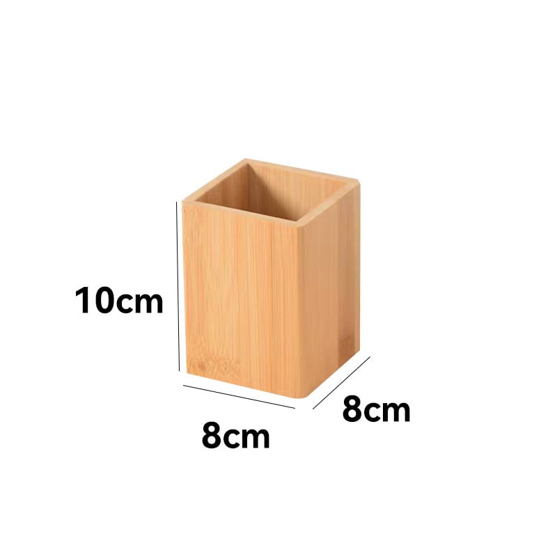 Rentong L744 Τετράγωνη ξύλινη θήκη στυλό γραφείου με δυνατότητα εκτύπωσης λογότυπου κατά παραγγελία και επεξεργασία