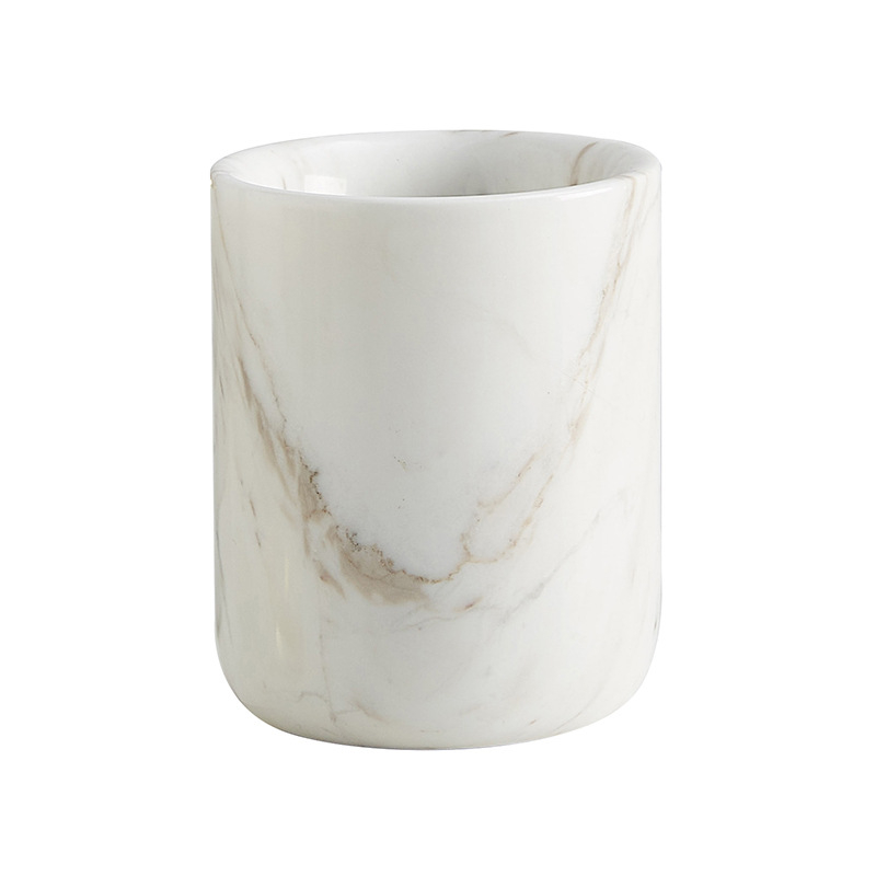 Xin Mu držač za olovke od mramora, model Marble Pen Holder, okrugli oblik, materijal mramor, mogućnost prilagodbe