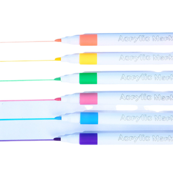 Qixin Ακρυλικός Μαρκαδόρος για Μαθητές Δημοτικού, Πλενόμενος, Αδιαφανής, Αδιάβροχος, Γρήγορο Στέγνωμα – Ακουαρέλα Στυλό