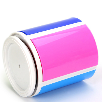 Műanyag kör alakú 360°-os forgású tolltartó, modell H369, Hua Jie