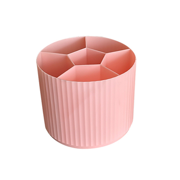 Forogó kerek PP tolltartó asztali rendező tollak és sminkecsetek számára, Modell 01, 110 g