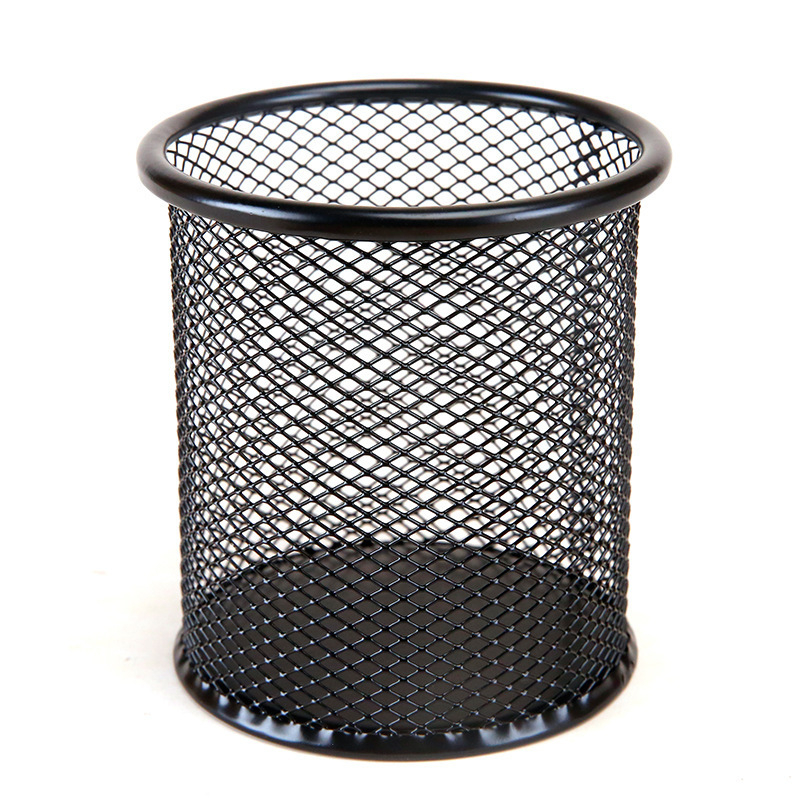 Kör alakú fémhálós tolltartó – íróasztali rendező