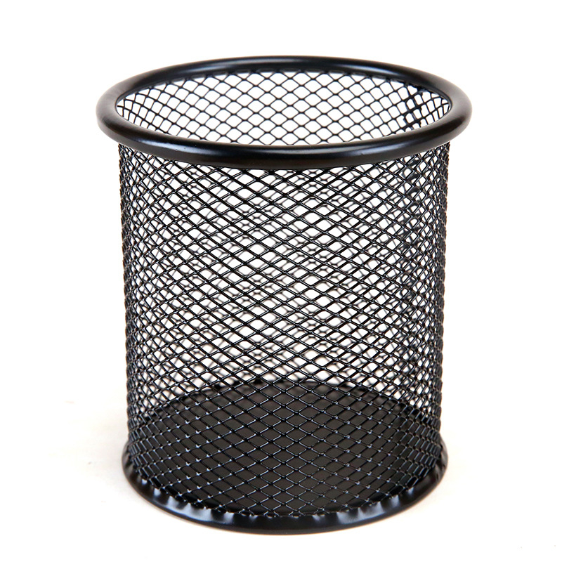 Kör alakú fémhálós tolltartó – íróasztali rendező