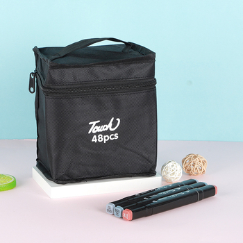 Μαρκαδόροι με βάση το λάδι, διπλής κεφαλής, με δυνατότητα ακουαρέλας (σετ 48 τεμαχίων)