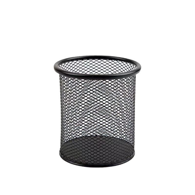 Fém tolltartó az asztalhoz, körkörös hálós kialakítás, modell 001, nagy kapacitás, testreszabható