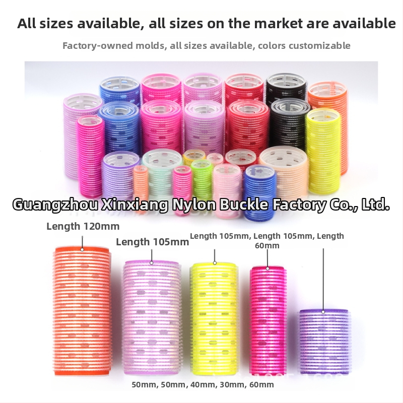 Samolepivý kulmovací valec na vlasy pre ofinu, Xinxie curling barrel, materiál: nylon + hliníková fólia + nový plastový jadro