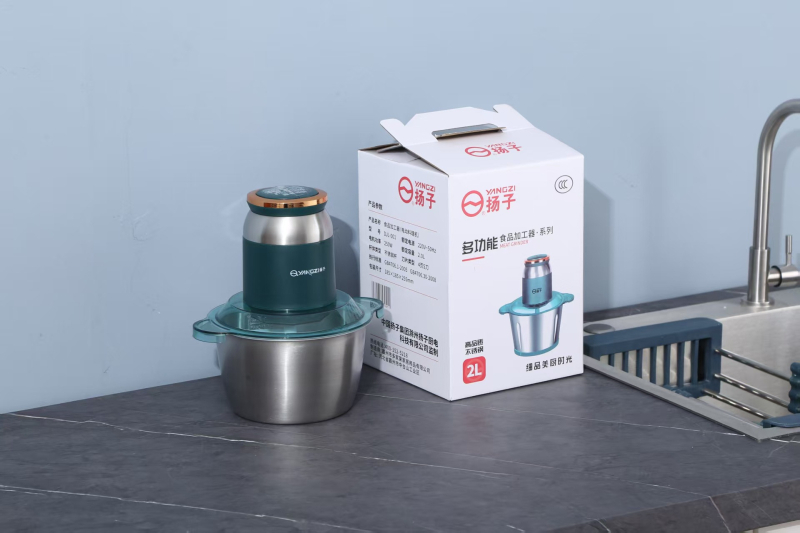 Električni mesomlinac s pritiskom za češnjak i mikserom za tijesto, kapacitet 5–10 l, nehrđajući čelik, 5-stupanjski podešavanje brzine, poluautomatni rad