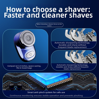 Elektrický holiaci strojček na telo s funkciou úplného umývania tela, plávajúca rotačná hlava (>4 čepele), 90 minút prevádzky, vstavaná batéria