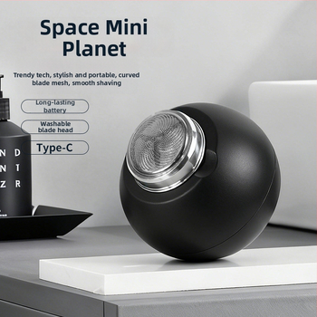 Elektrická holiaca píla pre mužov s otáčavou hlavou s 3 čepeľami, USB nabíjanie, odnímateľná a umývateľná hlava, zabudovaná batéria 300–500 mAh, doba chodu aspoň 60 min
