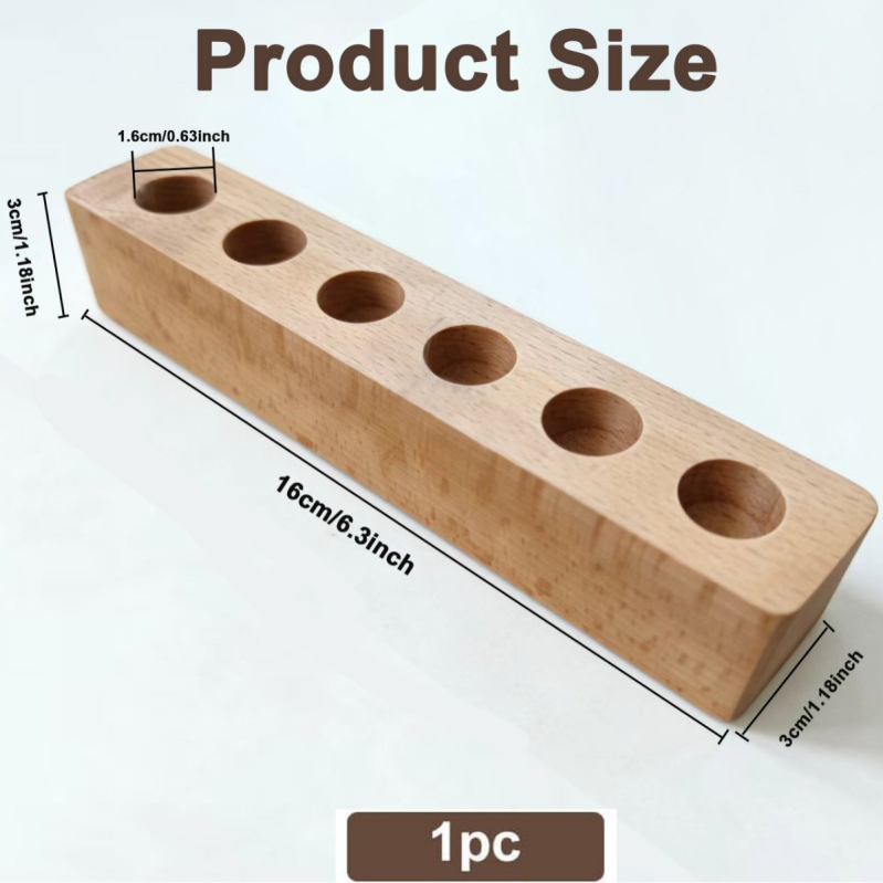 Organizator de birou din lemn și suport pentru pixuri | Stil nordic, tip de birou, 1 strat, depozitare multifuncțională
