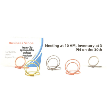 uisi suport circular din metal pentru carduri de vizită – ornament de birou rotund, design cu un singur strat, stil desen animat, capacitate 50