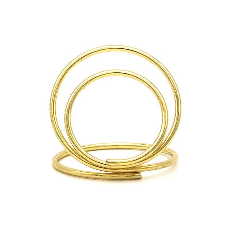 uisi suport circular din metal pentru carduri de vizită – ornament de birou rotund, design cu un singur strat, stil desen animat, capacitate 50