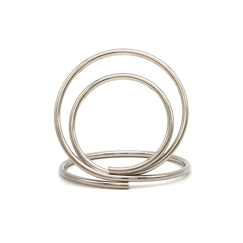 uisi suport circular din metal pentru carduri de vizită – ornament de birou rotund, design cu un singur strat, stil desen animat, capacitate 50