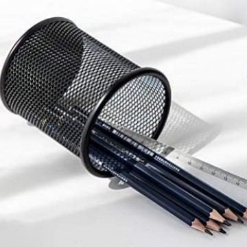 Metalni kvadratni držač olovke za stol, model Pen storage box