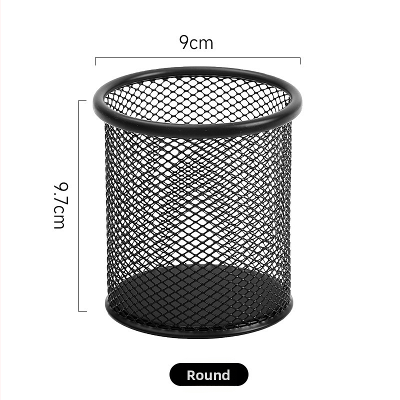 Metalni kvadratni držač olovke za stol, model Pen storage box
