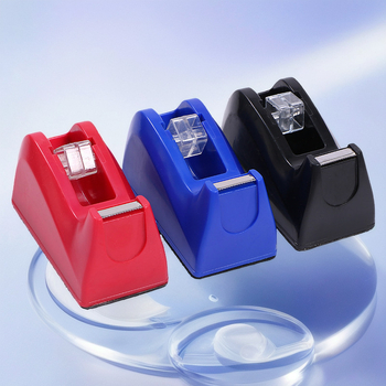 Dispenzer za trake 20052 – mini plastični držač, logotip otisnut, širina trake do 18 mm, promjer osi 20 mm.