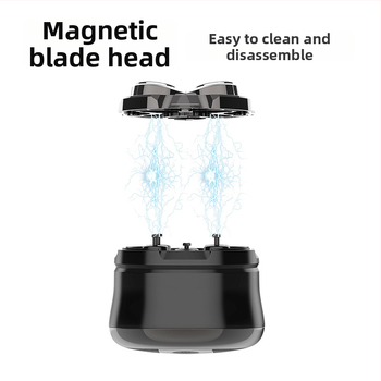 MRY elektrický holiaci strojček pre mužov s piatimi čepeľami – prenosný, plne automatický, umývateľný, s LED displejom, vstavaná batéria 500–800 mAh, doba prevádzky nad 60 minút