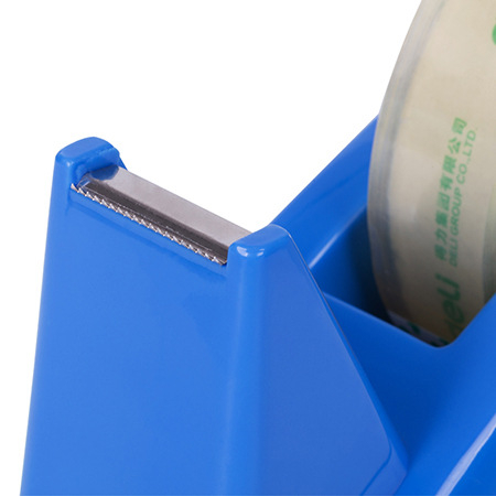 Deli 812 dispenser za traku, plastično kućište, 76 mm osovina, mogućnost otiska logotipa