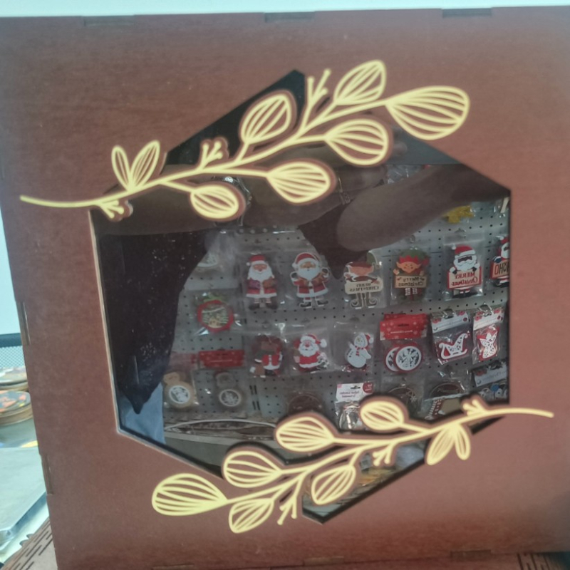 Drvena DIY svadbena kutija za kartice i poruke gostiju, skladištenje i registracija