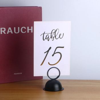 Метален държач за карти на бюрото, железен материал, китайски стил, стойка за карти за маса, модел: Друг