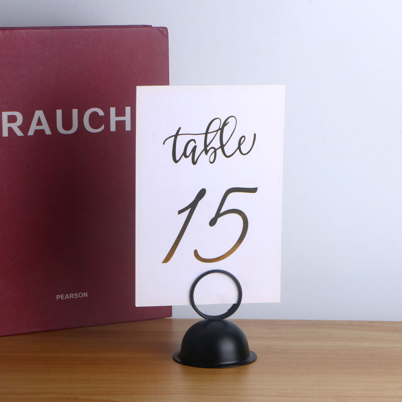 Метален държач за карти на бюрото, железен материал, китайски стил, стойка за карти за маса, модел: Друг