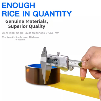 Goldfinger vysokoteplotný polyimidový filmový pás pre opravy mobilných telefónov — silná izolácia, max 350–400°C, PI film