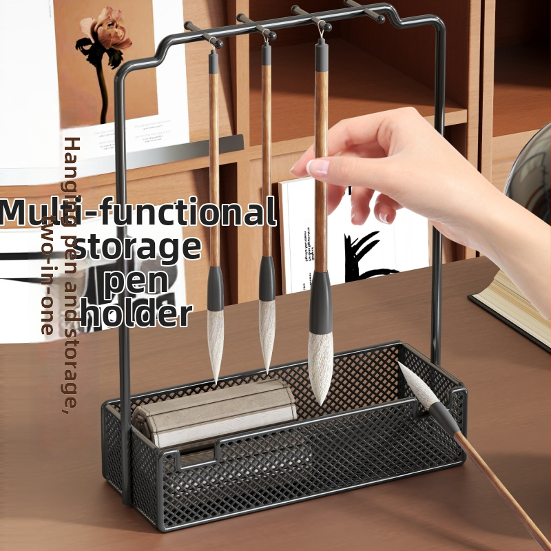 Držiak na kaligrafické štetce a viacúčelový regál na skladovanie (Materiál: vysokokvalitný kov; Značka: Evesigar/isi home; Model: 2272695021122093312)