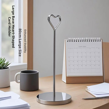 Suport metalic pentru carduri de așezare la nuntă, masă de bufet; design geometric cu un singur strat; capacitate 50 carduri; personalizare disponibilă