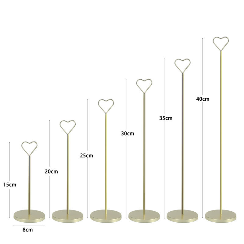 Suport metalic pentru carduri de așezare la nuntă, masă de bufet; design geometric cu un singur strat; capacitate 50 carduri; personalizare disponibilă